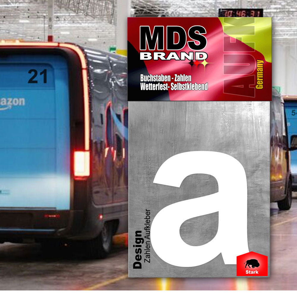Design 20cm Zahlen Aufkleber | Selbstklebende hausnummern zum aufkleben | Klebezahlen für Mülltonne, Briefkasten & Hausnummer | Optimal für Außen & Innen, klebeziffer sind Weiss Weiss