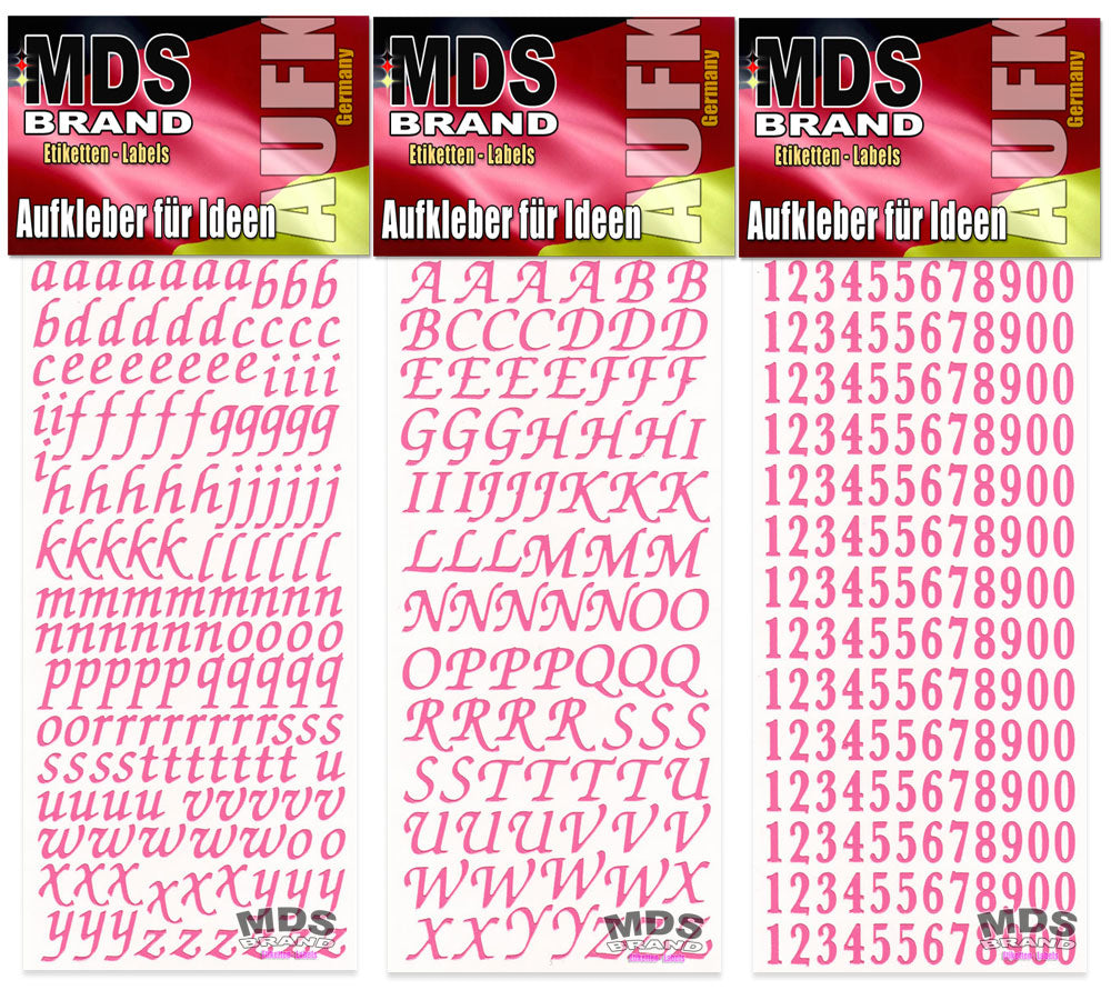 1,5cm Buchstaben zum aufkleben einfach zum basteln und gestalten von Scrapbook & Karten