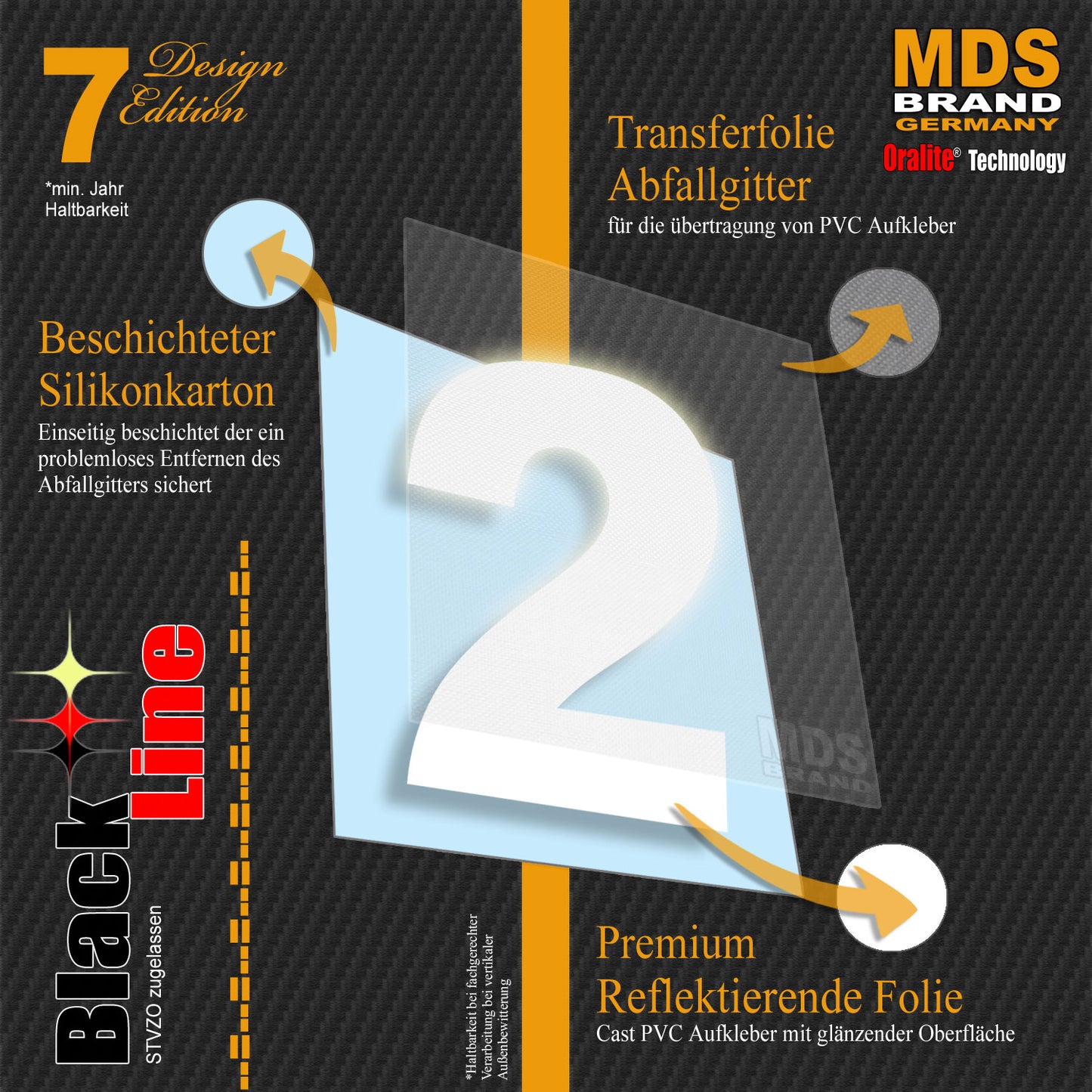 10cm Reflektierende Zahlen Aufkleber | LKW Marking Grade Reflektoren für Hausnummer & Mülltonnen Aufkleber Weiss Weiss