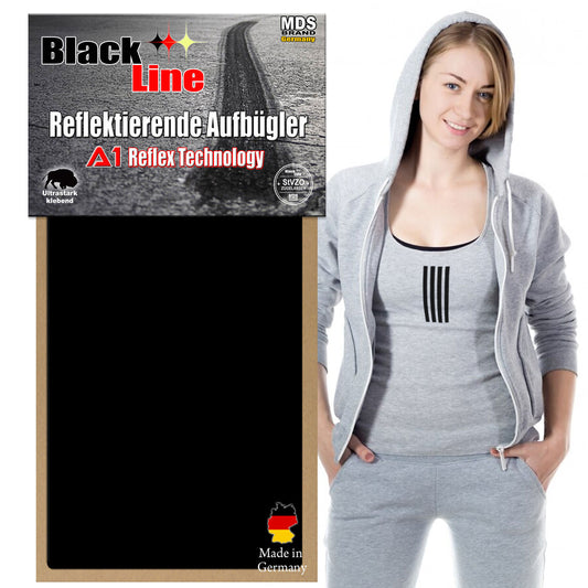 Reflektierende Aufbügler Set - Reflektoren Kinderkleidung - Hohe Sichtbarkeit - Optimierte Haftung für Kleidung oder Schulranzen - DIY