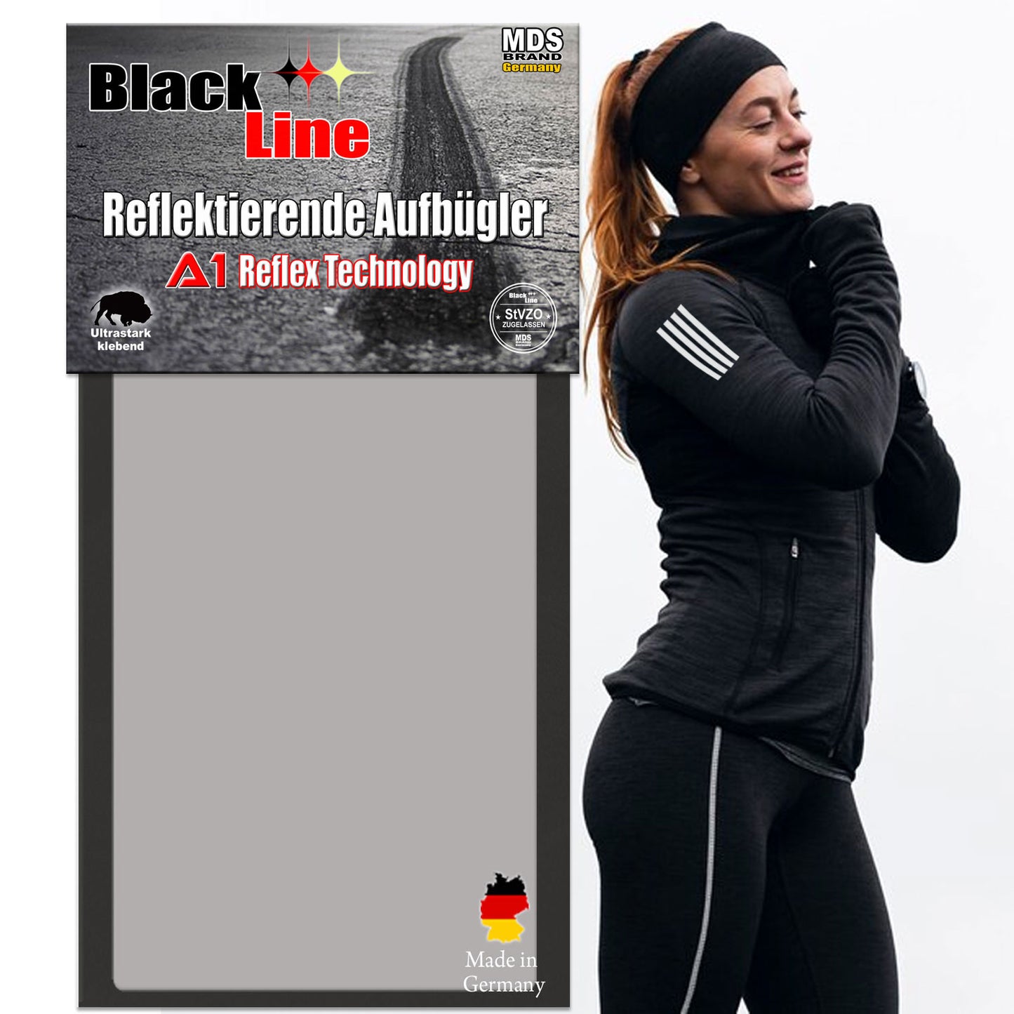 Reflektierende Aufbügler Set - Reflektoren Kinderkleidung - Hohe Sichtbarkeit - Optimierte Haftung für Kleidung oder Schulranzen - DIY