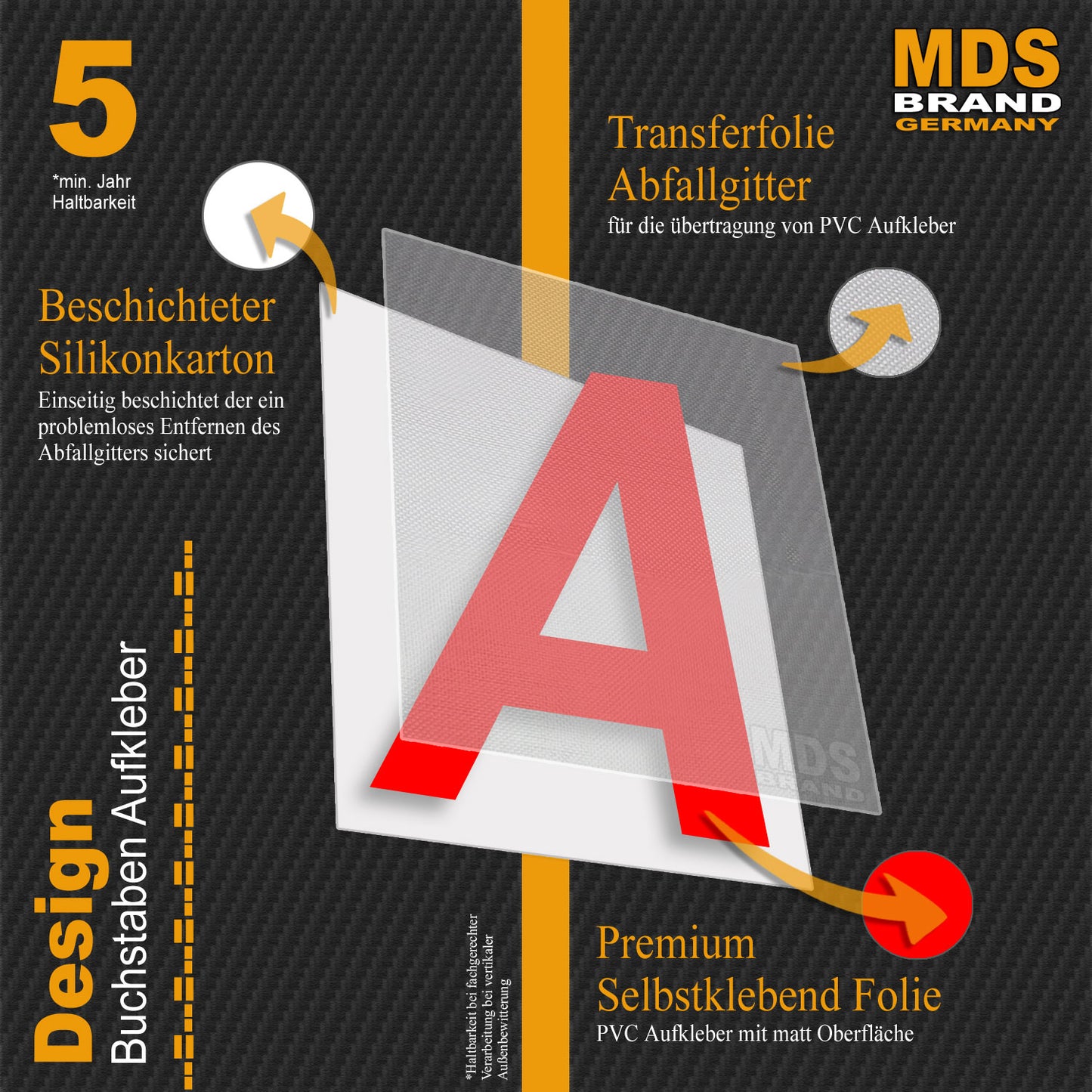 10cm Design Buchstaben Aufkleber Selbstklebende Klebebuchstaben | Wetterfest Alphabet zum Aufkleben für Briefkasten, Auto, Mülltonne, Vinyl Buchstaben für Außen & Innen Rot
