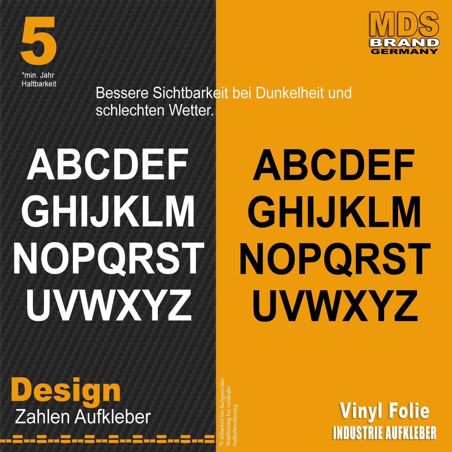 10cm Design Buchstaben Aufkleber Selbstklebende Klebebuchstaben | Wetterfest Alphabet zum Aufkleben für Briefkasten, Auto, Mülltonne, Vinyl Buchstaben für Außen & Innen Schwarz