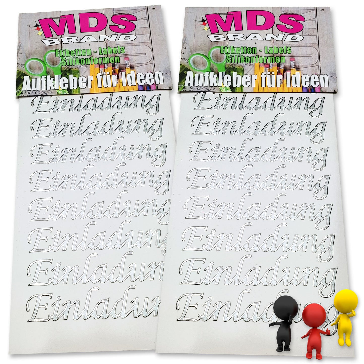 Sprüche Aufkleber für Taufe, Hochzeit, Geburtstag, 2/st ideal für Einlandungskarten & Hochzeit, Gestalten Sie persönlichen Karten & Kerzen