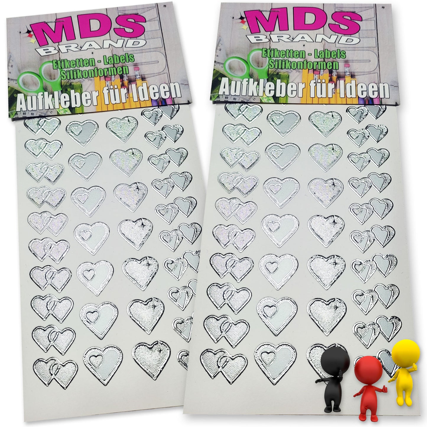 Sprüche Aufkleber für Taufe, Hochzeit, Geburtstag, 2/st ideal für Einlandungskarten & Hochzeit, Gestalten Sie persönlichen Karten & Kerzen