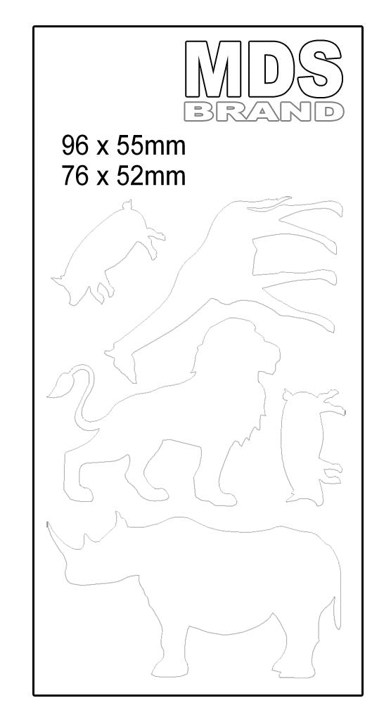 Reflektierende Kleidung Aufbügler Set - Animals - für Kinderkleidung - Hohe Sichtbarkeit - Optimierte Haftung für Kleidung oder Schulranzen