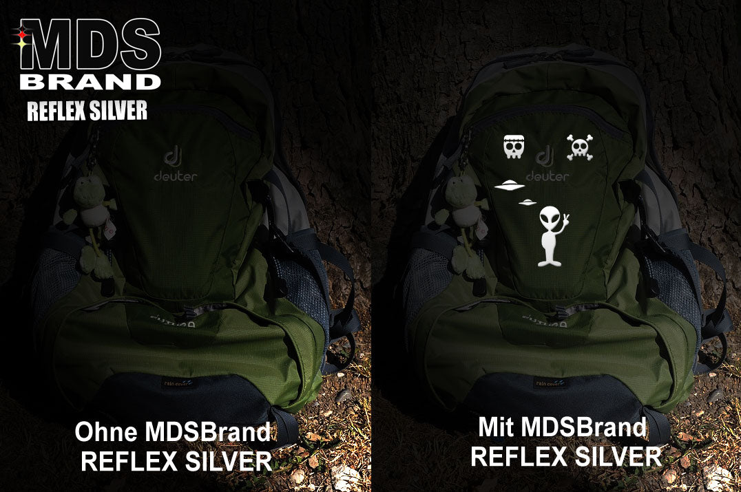 Reflektierende Aufbügler Set - Reflektoren Kinderkleidung - Hohe Sichtbarkeit - Optimierte Haftung für Kleidung oder Schulranzen - DIY