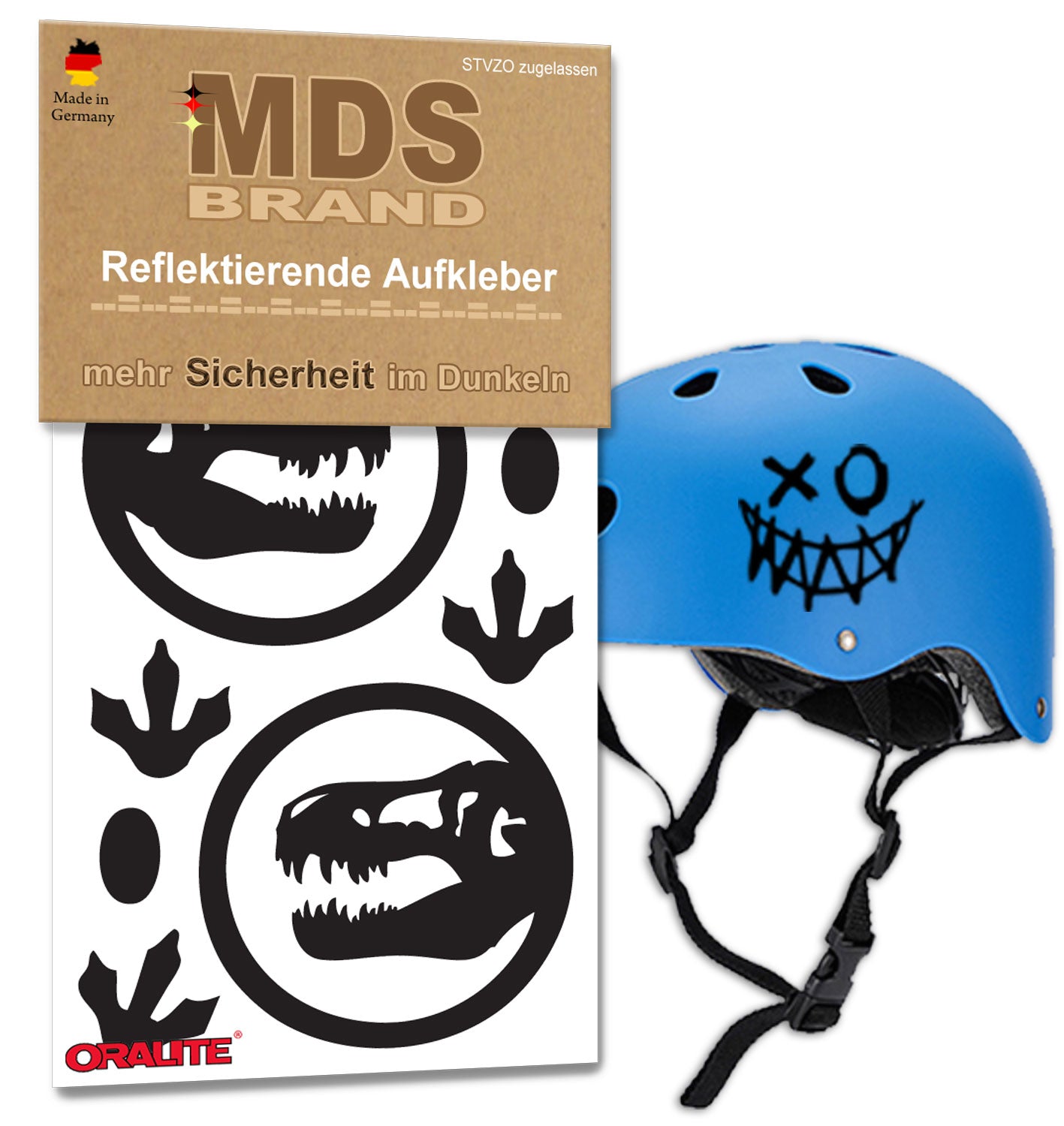 rennrad reflektoren aufkleber Reflektoren Sticker Set - Fahrrad Reflektoren - Fahrradrahmen