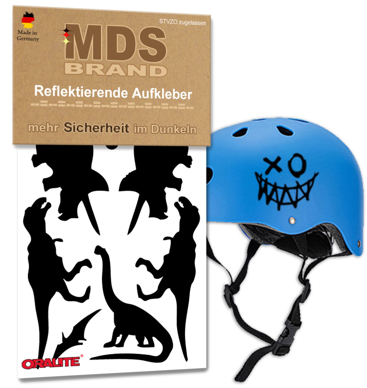 Reflektoren Sticker Set - Fahrrad Reflektoren - Fahrradrahmen