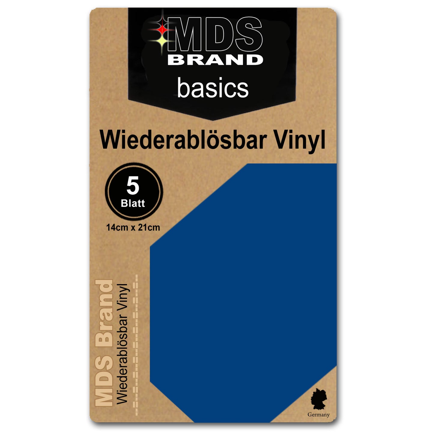 5 Stück Beschreibbares & abnehmbar Vinyl, für Cricut Joy, 14cm x 21cm, selbstklebende Vinylbögen