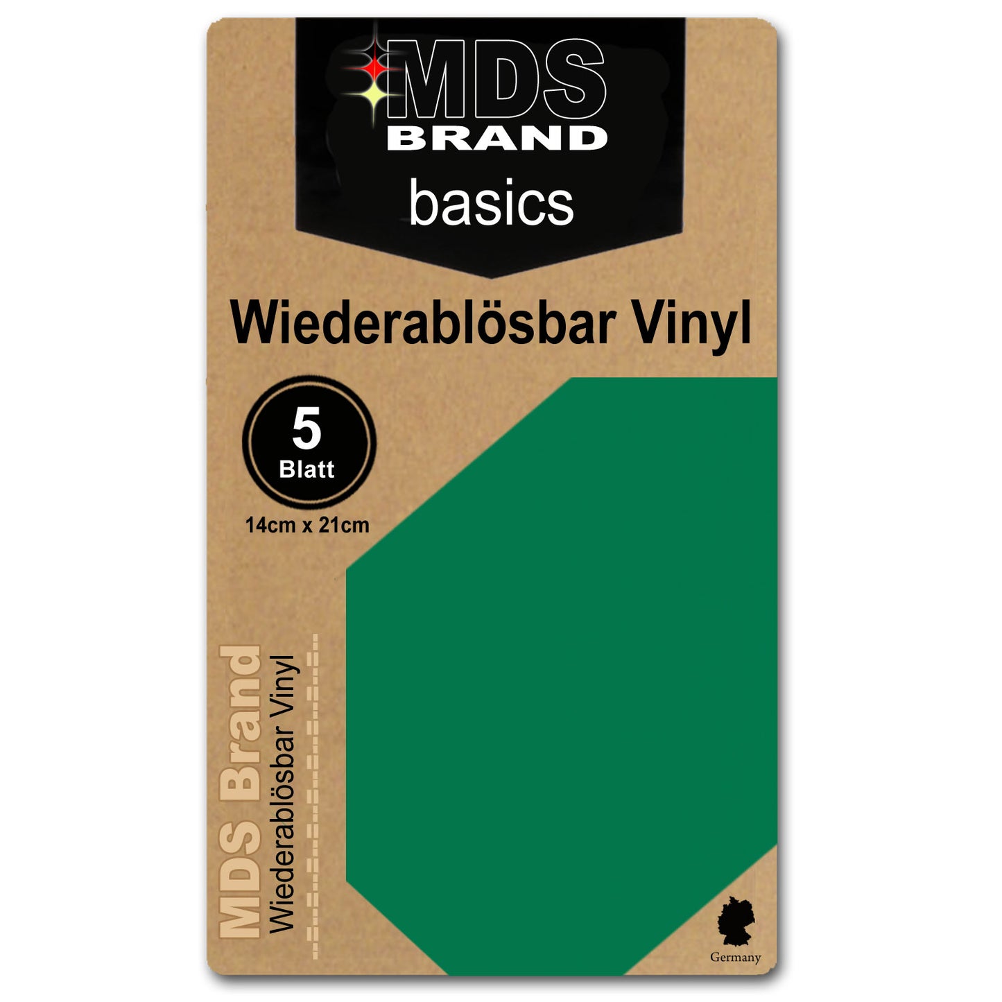 5 Stück Beschreibbares & abnehmbar Vinyl, für Cricut Joy, 14cm x 21cm, selbstklebende Vinylbögen