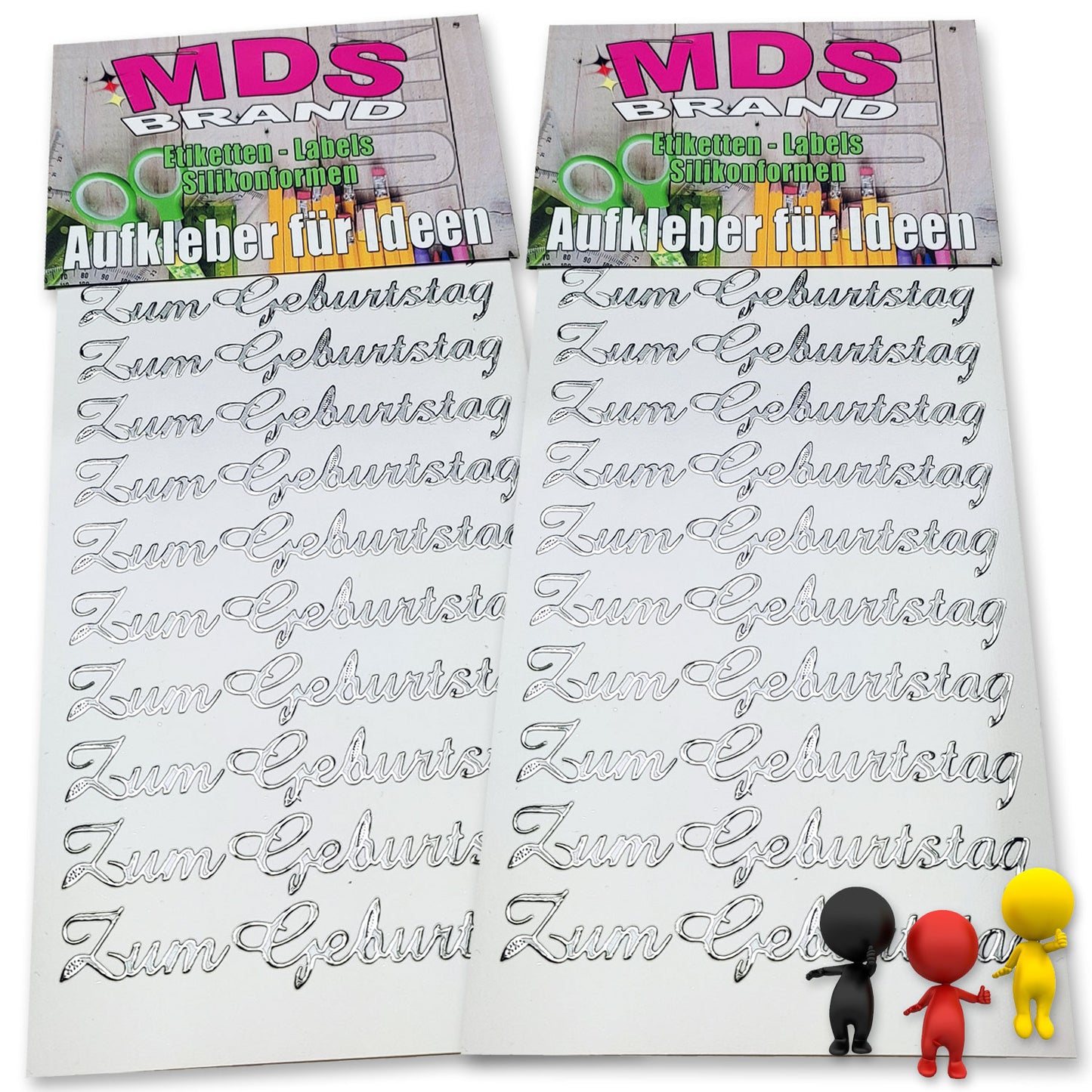 Sprüche Aufkleber für Taufe, Hochzeit, Geburtstag, 2/st ideal für Einlandungskarten & Hochzeit, Gestalten Sie persönlichen Karten & Kerzen