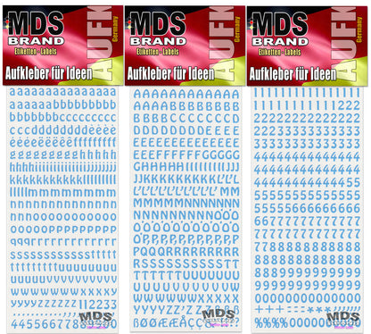 1cm Buchstaben zum aufkleben einfach zum basteln und gestalten von Scrapbook & Karten