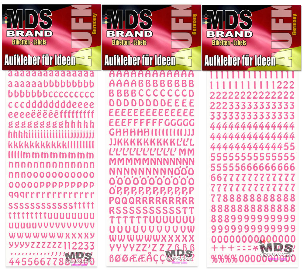 1cm Buchstaben zum aufkleben einfach zum basteln und gestalten von Scrapbook & Karten