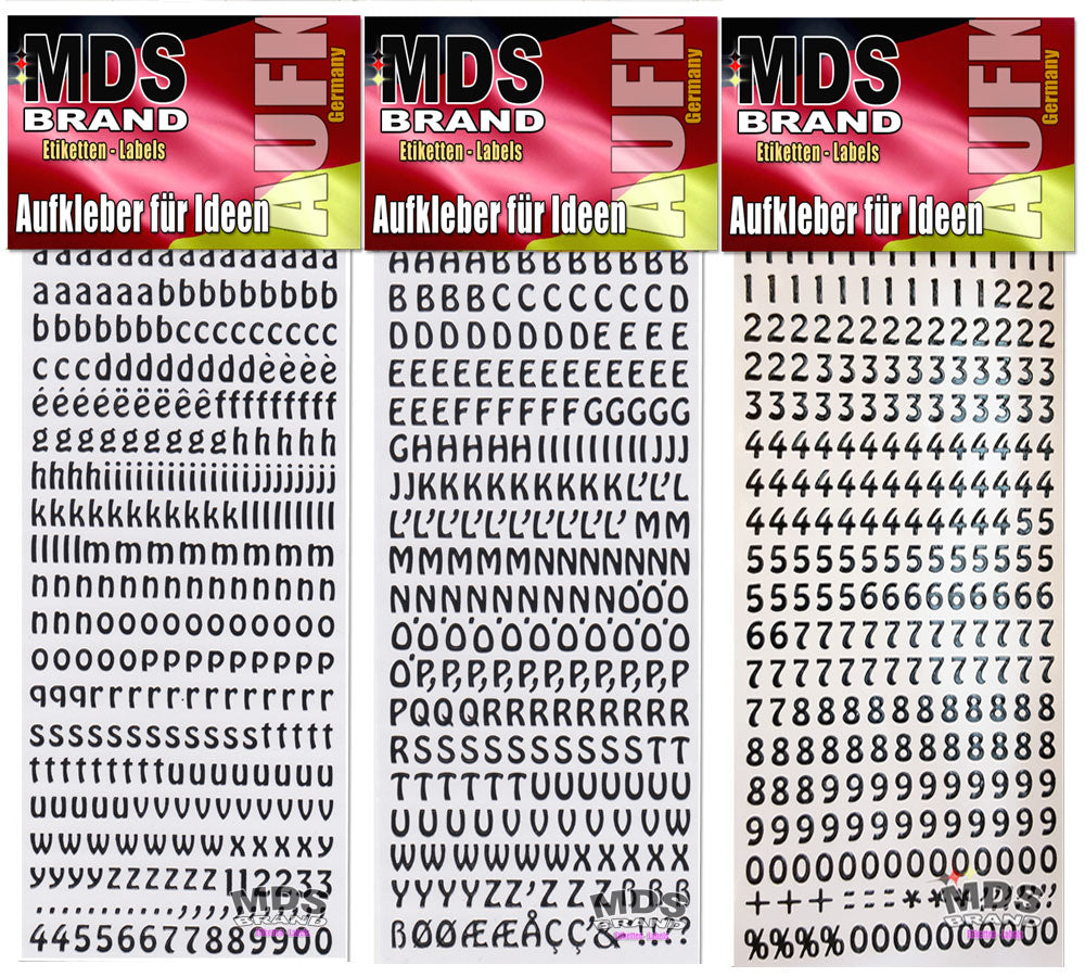 1cm Buchstaben zum aufkleben einfach zum basteln und gestalten von Scrapbook & Karten