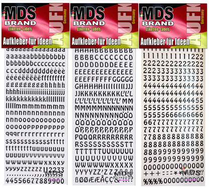 1cm Buchstaben zum aufkleben einfach zum basteln und gestalten von Scrapbook & Karten
