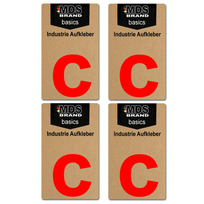 Design Rot 10cm Zahlen Aufkleber, Selbstklebende Klebezahlen für Briefkasten, Mülltonne, Hausnummer Aufkleber für Außen & Innen