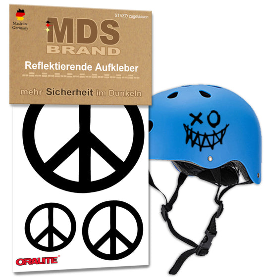 Reflektoren Sticker Set - Fahrrad Reflektoren - Fahrradrahmen - Roller/Kinderwagen - Reflektoren für Kinder Helm - Hohe Sichtbarkeit - Optimierte Haftung