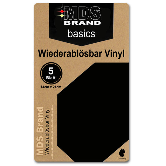 5 Stück Beschreibbares & abnehmbar Vinyl, für Cricut Joy, 14cm x 21cm, selbstklebende Vinylbögen